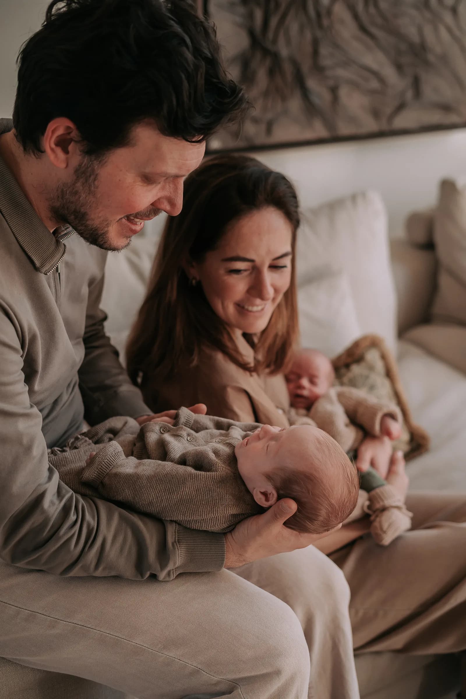 Een kijkje bij een tweeling-newbornshoot in Bloemendaal 1